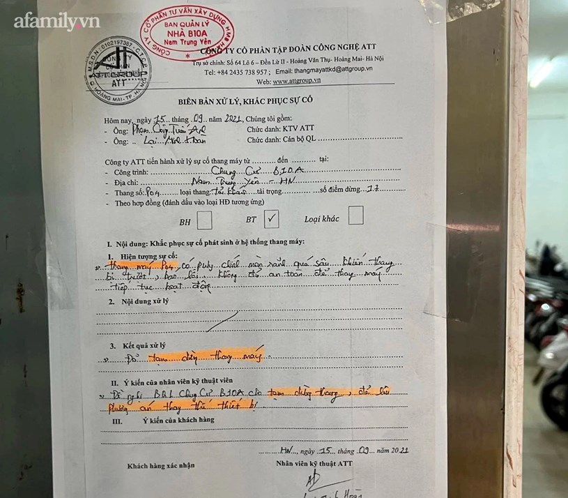 Th&ocirc;ng b&aacute;o về sự cố lần gần đ&acirc;y
