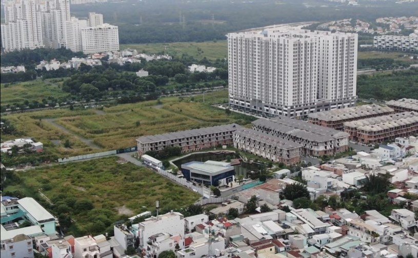 Dự &aacute;n The Peak Garden từng bị tạm đ&igrave;nh chỉ để ho&agrave;n thiện c&aacute;c thủ tục về đất đai.