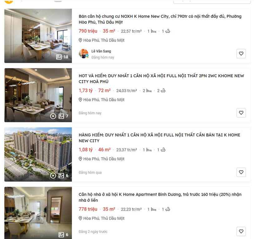 Gi&aacute; m&igrave;nh check tr&ecirc;n batdongsan.com