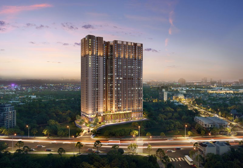 Phối cảnh&nbsp;dự &aacute;n Opal Skyline của Đất Xanh