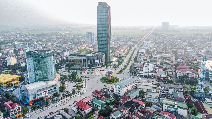 Một g&oacute;c thị x&atilde; Hồng Lĩnh. Nguồn: ROX.