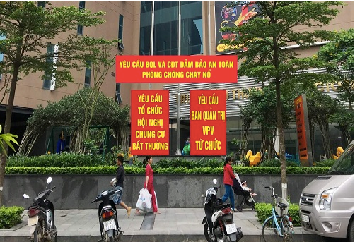 Nhiều chung cư ở Hà Nội có tranh chấp, khiếu kiện. Ảnh: Hoài Thu.