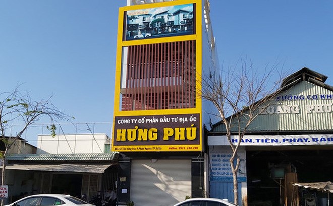 Trụ sở Hưng Ph&uacute; Group. Ảnh: Tuổi trẻ