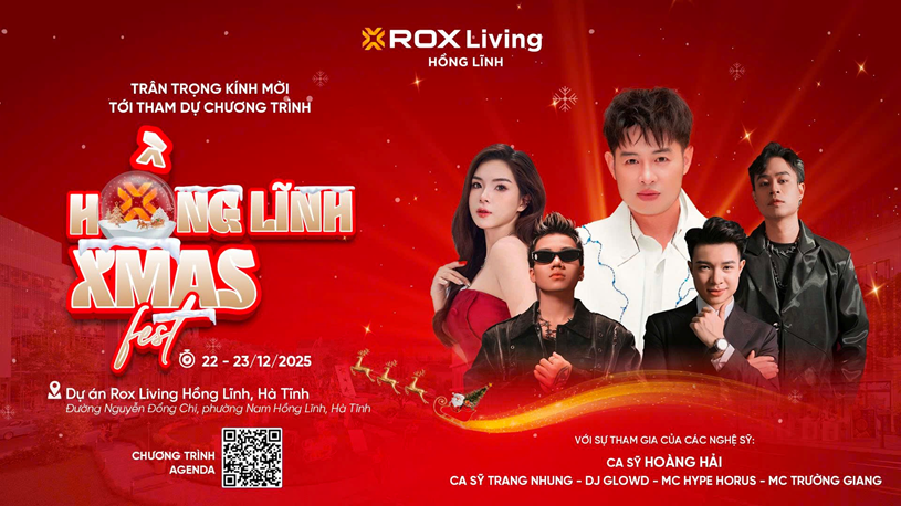 Hồng Lĩnh X’mas Fest - Giáng sinh rộn ràng tại ROX Living Hồng Lĩnh - Ảnh 1