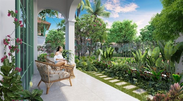 Biệt thự Sun Tropical Village tiên phong cho xu hướng wellness second home tại Việt Nam. Ảnh phối cảnh minh họa  