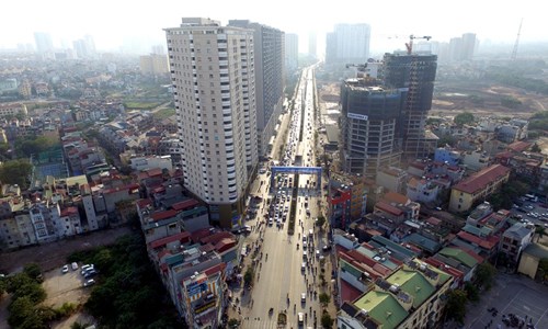 Một khu vực của Hà Nội - nơi đang có tốc độ phát triển các dự án rất nhanh. Ảnh: Giang Huy