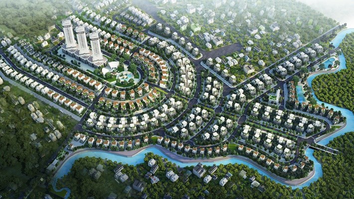 Phối cảnh dự &aacute;n Ph&uacute; C&aacute;t City. (Ảnh: Internet)