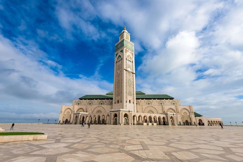 Tháp cao nhất thế giới - Nhà thờ Hồi giáo Hassan II tại Casablanca, Morocco, cao 200m