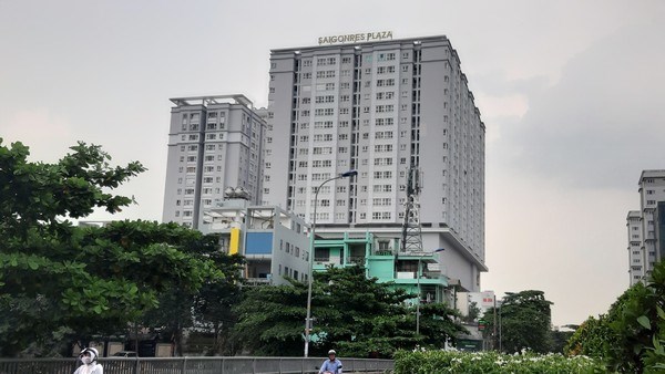 Chung cư Saigonres nơi xảy ra vụ việc