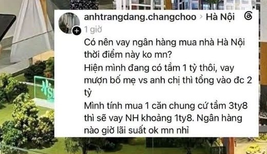 Mới đây, cư dân mạng lại được một phen hốt hoảng trước một bài toán tài chính mang tính "liều ăn nhiều" của một bạn trẻ thèm nhà nhưng thiếu vốn - Ảnh 1