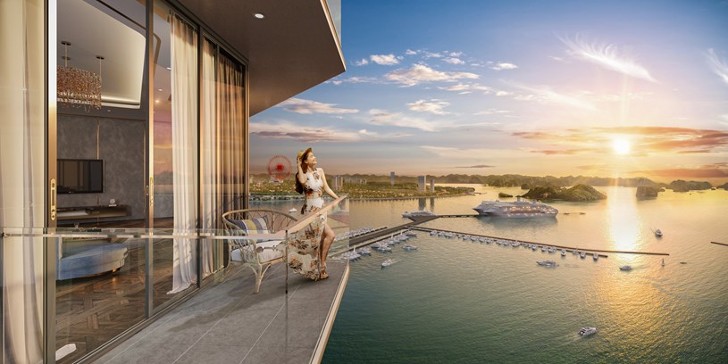 Căn hộ Sun Marina Town mang tới tầm nh&igrave;n đắt gi&aacute; ra Vịnh Du thuyền