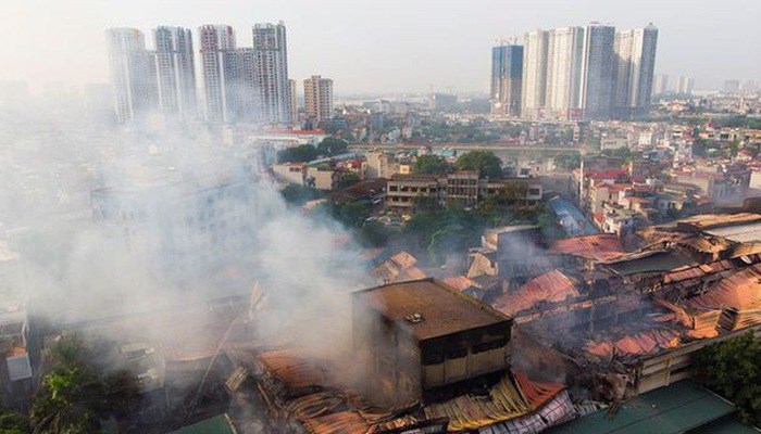 Vụ cháy nhà máy Rạng Đông khiến hàng chục kg thuỷ ngân bị phân tán ra môi trường.