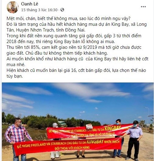 Người mua dự &#225;n King Bay Nhơn Trạch: “Sao l&#250;c đ&#243; m&#236;nh ngu vậy?” - Ảnh 4