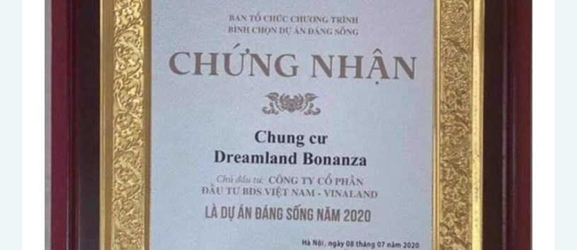 Li&#234;n tục bị cư d&#226;n căng băng r&#244;n phản đối, chung cư Dreamland Bonanza vẫn lọt top 23 Dự &#225;n đ&#225;ng sống năm 2020 - Ảnh 1