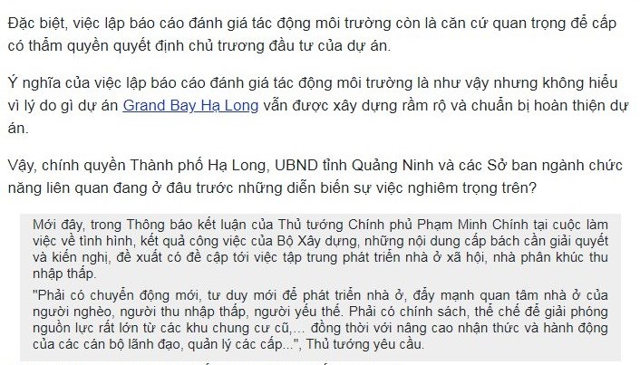 Sai phạm chồng chất sai phạm tại dự &#225;n Grand Bay Hạ Long của BIM Group - Ảnh 5