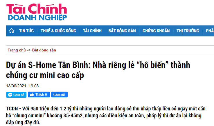 Nghi vấn lừa đảo người mua nh&#224;  tại chung cư &quot;ma&quot; S-Home T&#226;n B&#236;nh? - Ảnh 1
