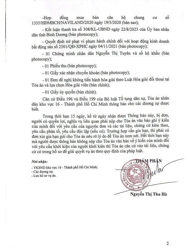 Mua nhà 7 năm chưa thấy chìa khóa, ngày nhận thư tưởng "mời nhận nhà" ai ngờ là… giấy mời ra tòa!  - Ảnh 2
