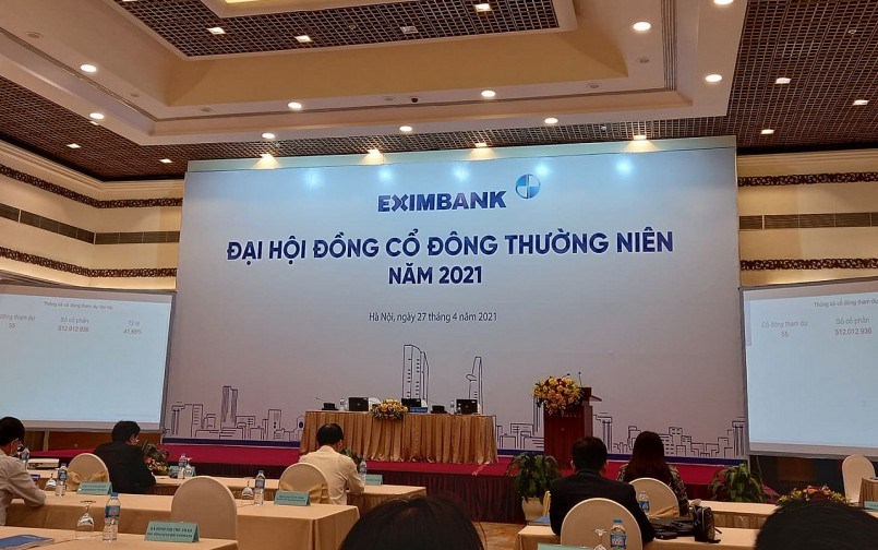 Đại hội đồng cổ đ&ocirc;ng thường ni&ecirc;n của Eximbank ng&agrave;y 27/4/2021 cũng kh&ocirc;ng th&agrave;nh c&ocirc;ng