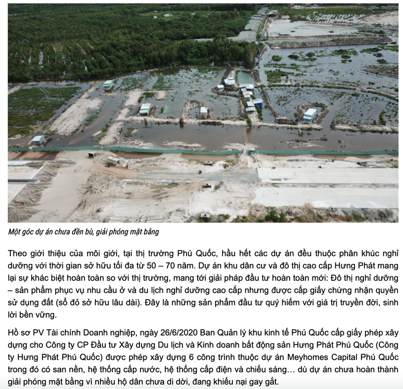 Kiên Giang: Nhiều khuất tất tại dự án Meyhomes Capital Phú Quốc? - Ảnh 2