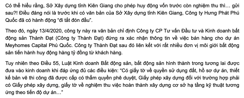 Kiên Giang: Nhiều khuất tất tại dự án Meyhomes Capital Phú Quốc? - Ảnh 4