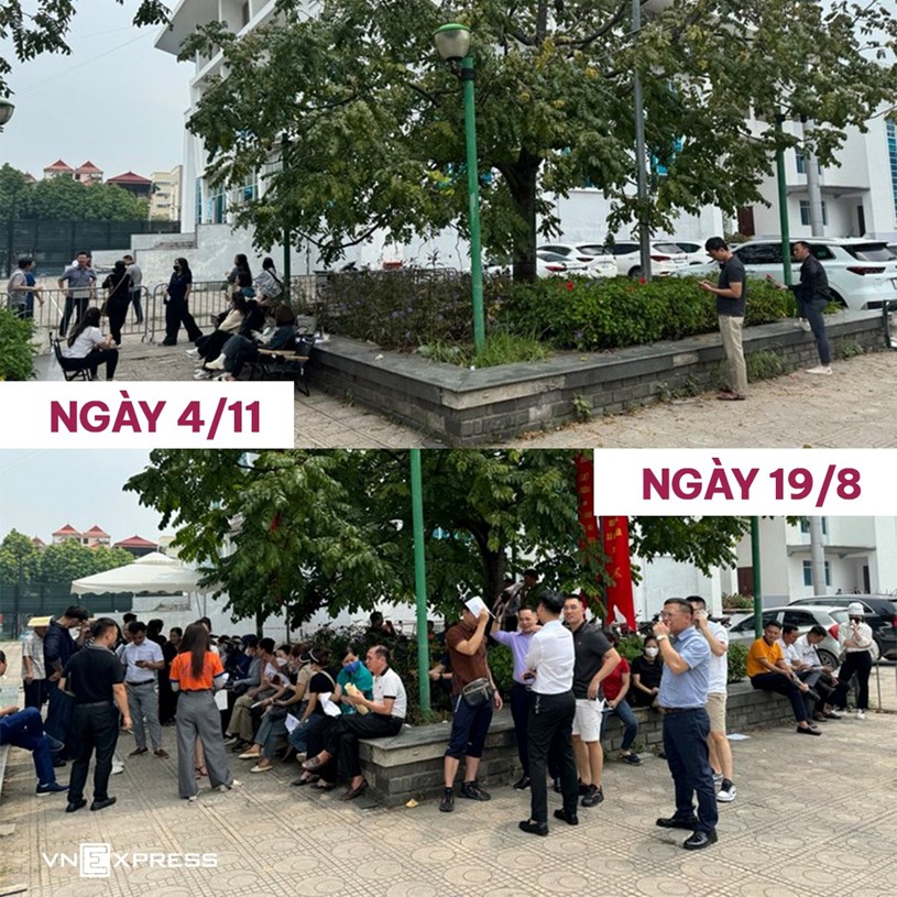 Đấu gi&#225; đất ở huyện Ho&#224;i Đức &#39;ế kh&#225;ch&#39; tham dự, nhiều kh&#225;ch h&#224;ng tham gia bỏ về, than &#39;gi&#225; ảo&#39; - Ảnh 1