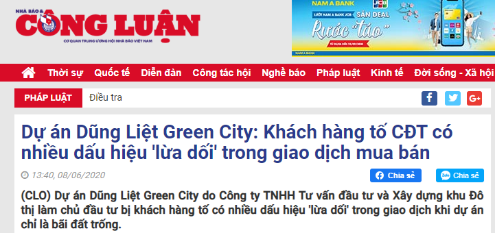 D&#237;nh l&#249;m x&#249;m, tai tiếng từ Bắc v&#224;o Nam, Đất Xanh Group vẫn được vinh danh Top 10 nh&#224; ph&#225;t triển bất động sản ti&#234;u biểu 2020? - Ảnh 1