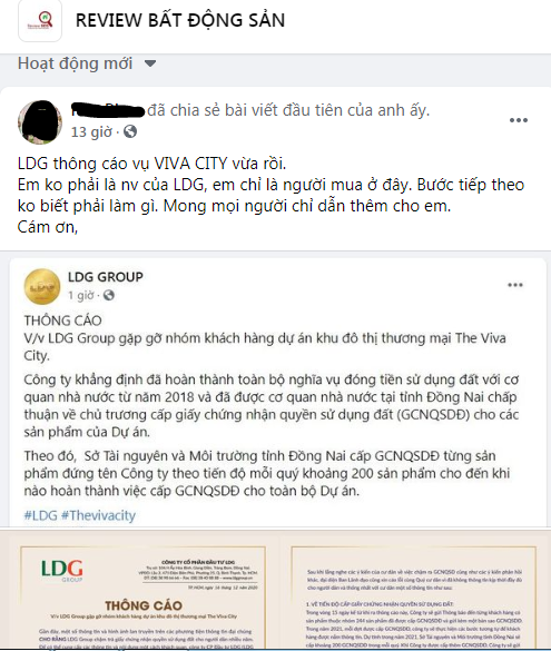 LDG l&#234;n tiếng về những l&#249;m x&#249;m xung quanh dự &#225;n The Viva City - Ảnh 3