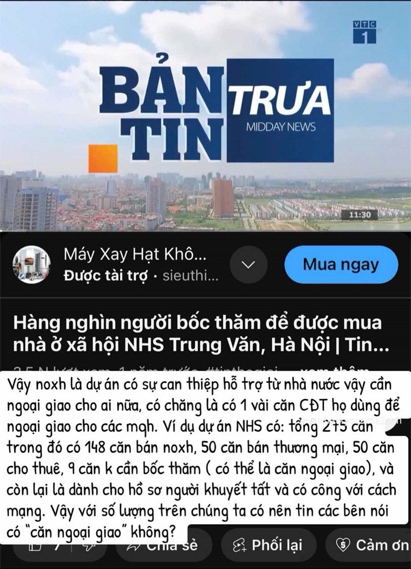 Chia sẻ kinh nghiệm mua NƠXH NHS Trung Văn - Ảnh 5