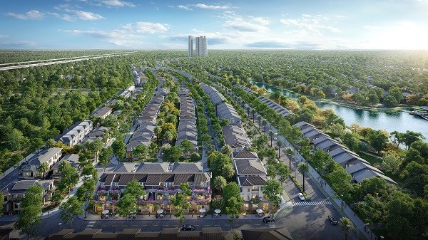 Ph&acirc;n khu M&ugrave;a Lễ Hội nằm tại cửa ng&otilde; đ&ocirc; thị Eco Retreat