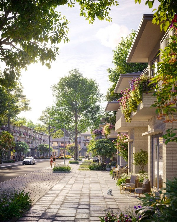 Kh&ocirc;ng kh&iacute; vui tươi, s&ocirc;i động tr&ecirc;n mỗi bước ch&acirc;n cư d&acirc;n ph&acirc;n khu M&ugrave;a Lễ Hội Eco Retreat