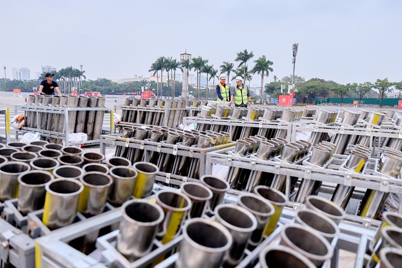 C&ocirc;ng t&aacute;c chuẩn bị sự kiện được triển khai kỹ lưỡng. Ảnh: &Aacute;nh Dương.