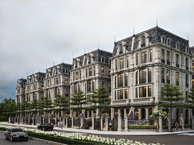 Phối cảnh dinh thự Noble Palace Long Bien