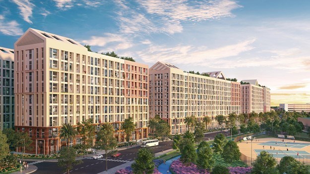 Park Residence sở hữu vị tr&iacute; đắt gi&aacute; kế cận c&aacute;c đại c&ocirc;ng vi&ecirc;n. (Ảnh phối cảnh: Sun Property)