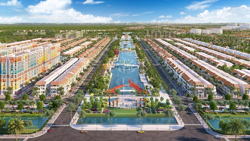 Ph&acirc;n khu Kim Ng&acirc;n 1 nằm ngay cửa ng&otilde; đ&ocirc; thị nghỉ dưỡng Sun Urban City (Ảnh phối cảnh minh họa: Sun Property) &nbsp;