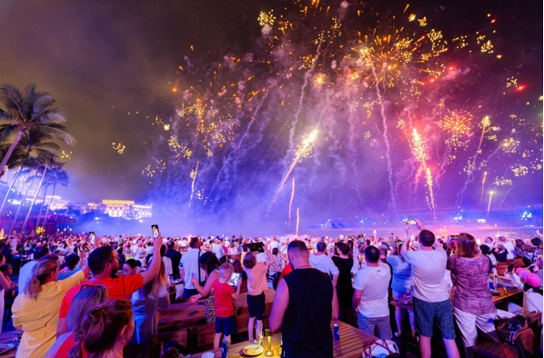 Hệ sinh th&aacute;i vui chơi, giải tr&iacute; do Sun Group kiến tạo tại Thị trấn Ho&agrave;ng H&ocirc;n thu h&uacute;t khoảng 20.000 du kh&aacute;ch mỗi ng&agrave;y. Ảnh: &Aacute;nh Dương.