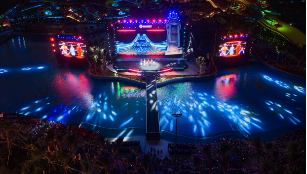 Kh&ocirc;ng gian sự kiện đậm chất lễ hội biển tại Sun World Vũng T&agrave;u. Ảnh: &Aacute;nh Dương.