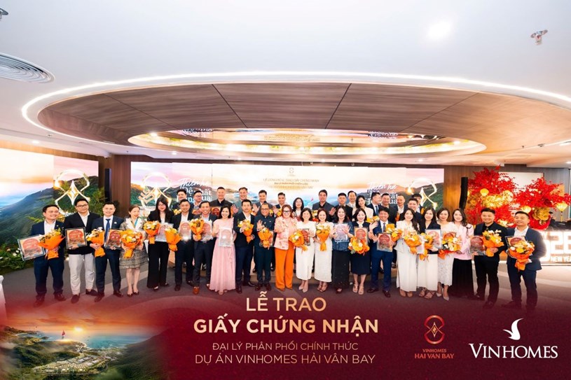Sự kiện c&ocirc;ng bố 34 đại l&yacute; chiến lược ph&acirc;n phối Vinhomes Hải V&acirc;n Bay thu h&uacute;t quan t&acirc;m lớn của giới đầu tư