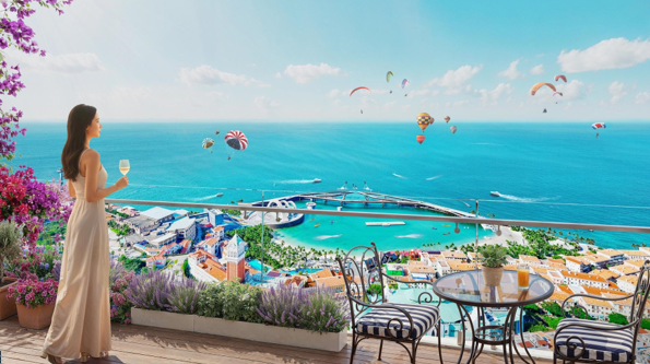 Căn hộ The Sunset sở hữu tầm nh&igrave;n hướng biển. Ảnh: Sun Group.