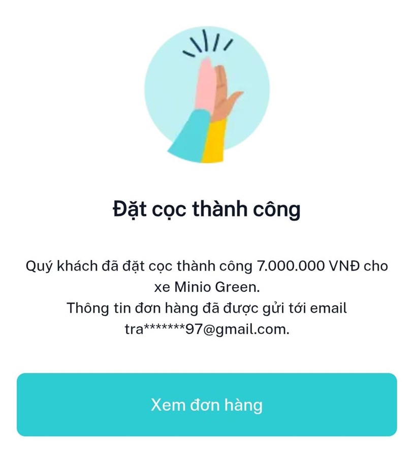 Nhiều t&agrave;i xế cho biết đ&atilde; đặt cọc th&agrave;nh c&ocirc;ng Minio Green kh&ocirc;ng l&acirc;u sau khi mở b&aacute;n v&agrave; đang chờ ng&agrave;y nhận xe.​ &nbsp;