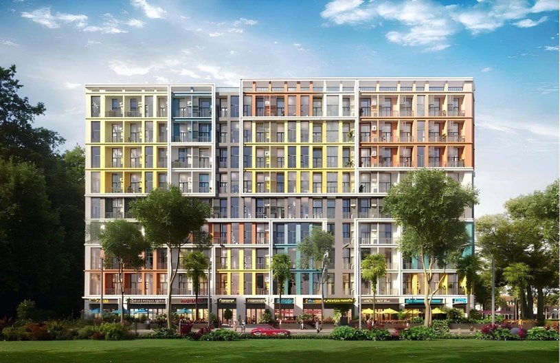 Phối cảnh một t&ograve;a nh&agrave; ở x&atilde; hội được x&acirc;y dựng tại Phủ L&yacute;, H&agrave; Nam &nbsp;