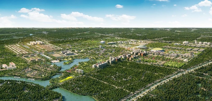 Dự &aacute;n đại đ&ocirc; thị Sun Urban City sẽ x&acirc;y dựng nhiều t&ograve;a nh&agrave; NOXH với khoảng 12.000 căn hộ (Ảnh phối cảnh minh họa) &nbsp;