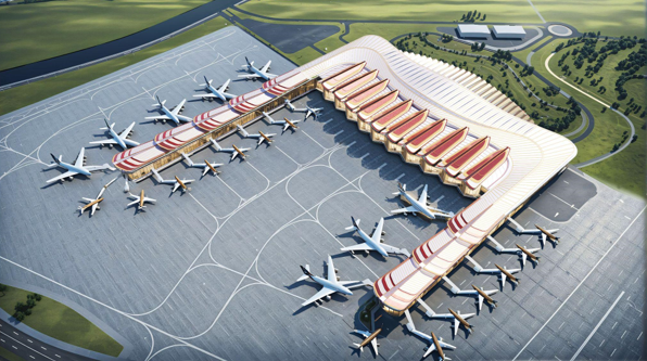 Cảng h&agrave;ng kh&ocirc;ng Quốc tế Ph&uacute; Quốc được x&acirc;y dựng hướng đến cảng h&agrave;ng kh&ocirc;ng hiện đại bậc nhất thế giới.