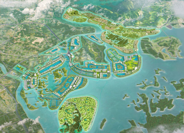 Vinhomes Global Gate Hạ Long được quy hoạch l&agrave; &ldquo;th&agrave;nh phố kỳ quan kết nối to&agrave;n cầu b&ecirc;n vịnh di sản quốc tế&rdquo;, c&oacute; khả năng kết nối với Thủ đ&ocirc; chỉ trong 23 ph&uacute;t th&ocirc;ng qua đường sắt cao tốc H&agrave; Nội - Quảng Ninh