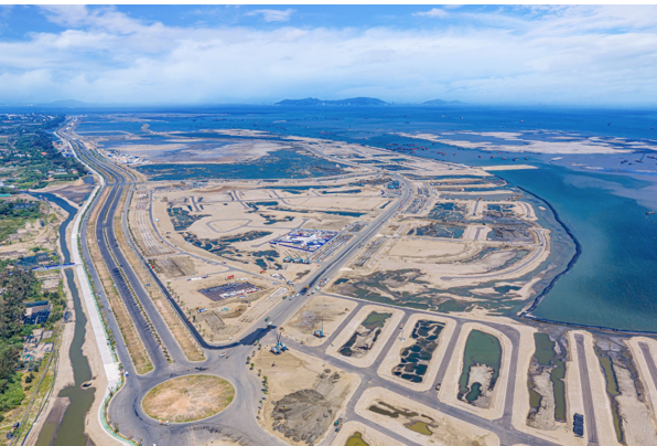 Si&ecirc;u đ&ocirc; thị Vinhomes Green Paradise Cần Giờ (TP HCM) sau gần 1 năm khởi c&ocirc;ng, minh chứng cho năng lực thi c&ocirc;ng thần tốc của Vinhomes