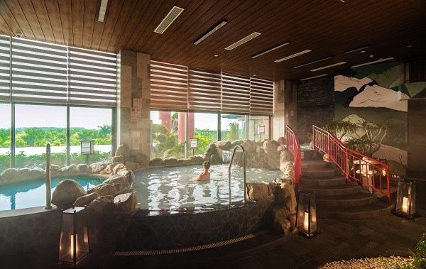 Một g&oacute;c tổ hợp kho&aacute;ng n&oacute;ng Mori Onsen tại Ecopark