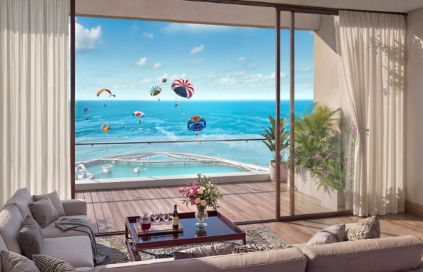 The Sunset sở hữu tầm nh&igrave;n tr&aacute;c tuyệt hướng biển. Ảnh: Sun Group.