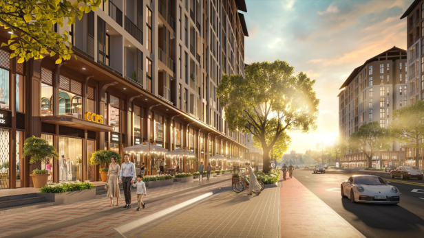 C&aacute;c t&ograve;a căn hộ Park Residence nằm tiếp gi&aacute;p c&aacute;c tuyến giao th&ocirc;ng huyết mạch. Ảnh phối cảnh: Sun Property