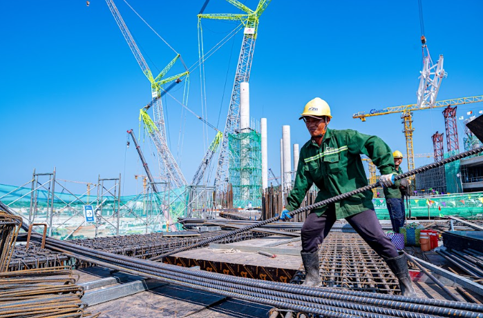 Dự &aacute;n mở rộng Cảng HKQT Ph&uacute; Quốc đang được thi c&ocirc;ng cấp tập