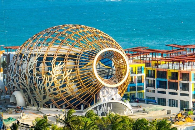 Nh&agrave; h&aacute;t Đ&oacute; c&ocirc;ng tr&igrave;nh biểu tượng trong quần thể đ&ocirc; thị biển Vega City