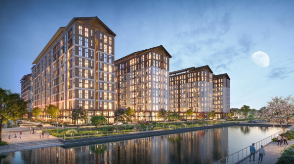 Căn hộ Park Residence đ&oacute;n d&ograve;ng vốn ngoại. Ảnh phối cảnh Sun Property